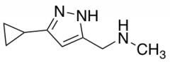 1-(5-Cyclopropyl-1H-pyrazol-3-yl)-N-methylmethanamine