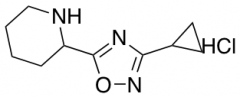 3-Cyclopropyl-5-(Piperidin-2-Yl)-1,2,4-Oxadiazole Hydrochloride