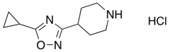 5-Cyclopropyl-3-(piperidin-4-yl)-1,2,4-oxadiazole Hydrochloride