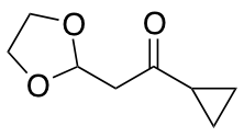1-Cyclopropyl-2-(1,3-dioxolan-2-yl)-ethanone