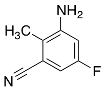 3-Cyano-2-methyl-5-fluoroaniline