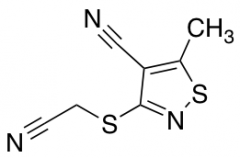3-[(Cyanomethyl)sulfanyl]-5-methyl-4-isothiazolecarbonitrile