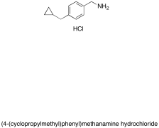 [4-(Cyclopropylmethyl)phenyl]methanamine Hydrochloride