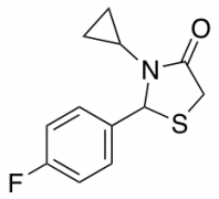 3-Cyclopropyl-2-(4-fluorophenyl)-1,3-thiazolidin-4-One