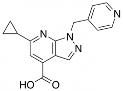 6-Cyclopropyl-1-(Pyridin-4-Ylmethyl)-1h-Pyrazolo[3,4-B]Pyridine-4-Carboxylic Acid