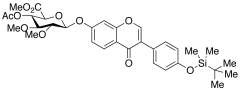 Daidzein 4&rsquo;-tert-Butyldimethylsilyl 7-Tri-O-acetyl-&beta;-D-glucuronic Acid 