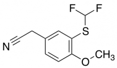 2-{3-[(difluoromethyl)sulfanyl]-4-methoxyphenyl}acetonitrile
