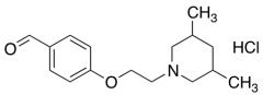 4-[2-(3,5-dimethyl-1-piperidinyl)ethoxy]benzaldehyde hydrochloride
