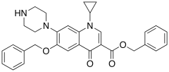 6-Defluoro 6-Benzyloxy Ciprofloxacin Benzyl Ester