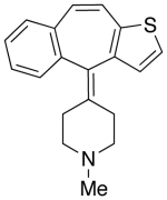 10-Deoxo-9,10-dehydro Ketotifen