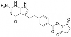4-[2&rsquo;-(7&rsquo;&rsquo;-Deazaguanine)ethyl]benzoic Acid N-Hydroxysuccinim