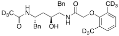 N2-Des(L-valinyl) N2-Acetyl Lopinavir-d9