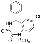 3-Deshydroxy-4,5-dihydro-3-oxo Temazepam-13C, d3