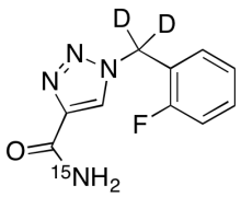6-Desfluoro Rufinamide-d2, 15N1
