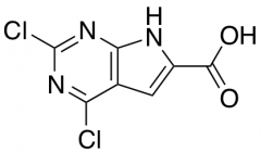 2,4-Dichloro-7H-pyrrolo[2,3-d]pyrimidine-6-carboxylic Acid