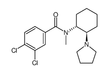 cis-(+/-)-3,4-Dichloro-N-methyl-N-(2-[1-pyrrolidinyl]cyclohexyl)benzeneacetamide