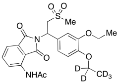 rac-4&rsquo;-O-Desmethyl-4&rsquo;-O-ethyl Apremilast-d5