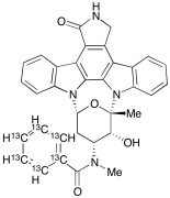 O-Desmethyl Midostaurin-13C6