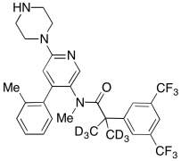 N-Desmethyl Netupitant-d6