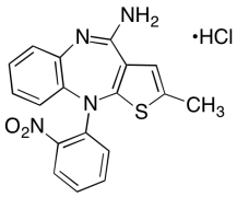 4-Des(4-methyl-1-piperazinyl)-4-amino-10-(2-nitrophenyl) Olanzapine Hydrochloride