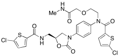 4'-Desmorpholino 4'-[N-(5-chloro-2-carboxy-thienyl)N-(5-Carboxy-3-oxa-pentyl)]amino Rivar