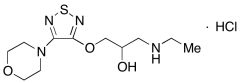 N-Destert-butyl N-Ethyl Timolol Hydrochloride