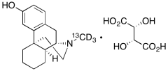 Dextrorphan-d3,13C Tartrate Salt