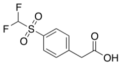 2-(4-difluoromethanesulfonylphenyl)acetic acid