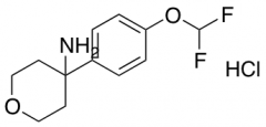 4-[4-(difluoromethoxy)phenyl]oxan-4-amine hydrochloride