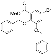 2,3-Dibenzyl-5-bromobenzoic Acid Methyl Ester