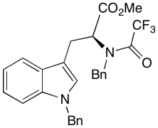 N,N&rsquo;-Dibenzyl-N-trifluoroacetyl-L-tryptophan Methyl Ester