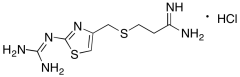 3-[[[2-[(Diaminomethylene)amino]-4-thiazolyl]methyl]thio]propanimidamide Hydrochloride