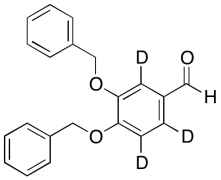 3,4-Dibenzyloxybenzaldehyde-d3