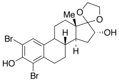2,4-Dibromo-17,17-ethylenedioxy-1,3,5(10)-estratriene-3,16&alpha;-diol