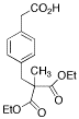 4-(2,2-Dicarboethoxy-propyl)phenylacetic Acid