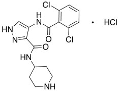4-(2,6-Dichlorobenzoylamino)-1H-pyrazole-3-carboxylic Acid Piperidin-4-ylamide Monohydroch