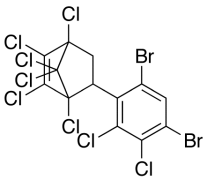 5-(2,3-Dichloro-4,6-dibromophenyl)-1,2,3,4,7,7-hexachloro-2-norbornene(Mixture of isomers
