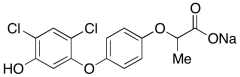 2-[4-(2',4'-Dichloro-5'-hydroxyphenoxy)phenoxy]propionic Acid Sodium Salt