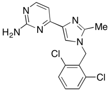 4-[1-[(2,6-Dichlorophenyl)methyl]-2-methyl-1H-imidazol-4-yl]-2-pyrimidinamine