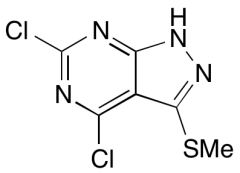 4,6-Dichloro-3-(methylthio)-1H-pyrazolo[3,4-d]pyrimidine