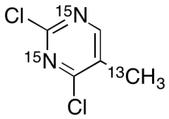 2,4-Dichloro-5-methylpyrimidine-15N2,13C