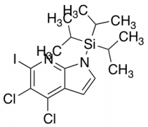 4,5-Dichloro-6-iodo-1-(triisopropylsilyl)-1H-pyrrolo[2,3-b]pyridine