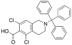 5,7-Dichloro-1,2,3,4-tetrahydro-2-(triphenylmethyl)-6-isoquinolinecarboxylic Acid