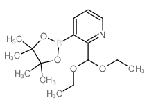 2-(Diethoxymethyl)pyridine-3-boronic acid pinacol ester