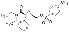 (1R,2S)-rel-N,N-Diethyl-2-[[[(4-methylphenyl)sulfonyl]oxy]methyl]-1-phenyl-cyclopropanecar