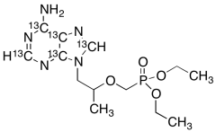 9-[2-(Diethylphosphonomethoxy)propyl] Adenine-13C5