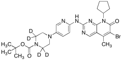6-Desacetyl-6-bromo-N-Boc Palbociclib-d4