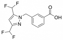 3-{[3,5-Bis(difluoromethyl)-1H-pyrazol-1-yl]methyl}benzoic Acid
