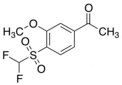 1-(4-Difluoromethanesulfonyl-3-methoxyphenyl)ethan-1-one