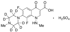 6,8-Difluoro-1,4-dihydro-1-(methylamino)-7-(4-methyl-1-piperazinyl)-4-oxo-3-quinolinecarbo